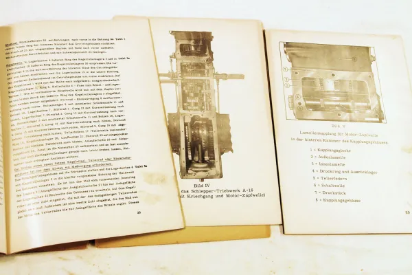 ZF Triebwerk A-16 Ersatzteilliste Ersatzteilkatalog Bedienungsanleitung Wartung