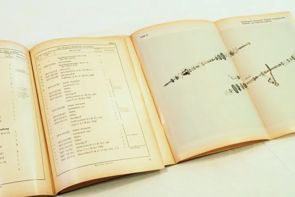 ZF Triebwerk A-6/6 Ersatzteilliste Ersatzteilkatalog Bedienung Wartung zB Eicher