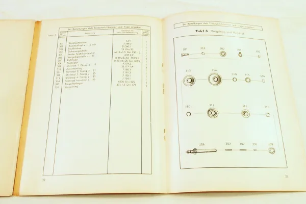 ZF Triebwerk A-8 Ersatzteilliste Ersatzteilkatalog Bedienung und Wartung