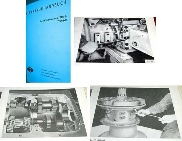 Fortschritt ZT300 D ZT303 D Werkstatthandbuch Reparaturanleitung 1980