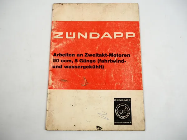 Zündapp 2Takt 50 ccm Motor 284 Werkstatthandbuch für KS 50