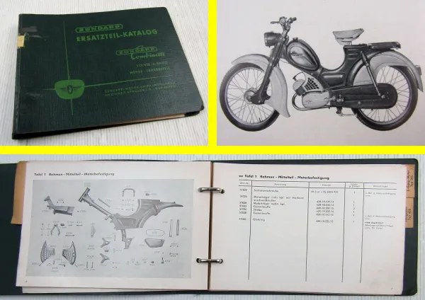 Zündapp Combinette 428 Motor 265 Ersatzteilliste Ersatzeilkatalog + Preisliste