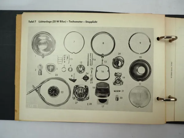 Zündapp R50 RS50 Roller Typ 561 Ersatzteilliste Ersatzteilkatalog 1964