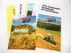 12x Original Prospekt Claas Landtechnik Ladewagen Pressen 1980/90er Jahre
