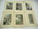 13x Lithographie verschiedene Motive ca. 1860