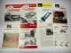 14x Original Prospekt Stoll Baas Frost Frontlader für Schlepper 1970er Jahre