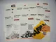 14x Prospekt Hanomag Radlader Compaktor Planierraupe 1980/90er Jahre