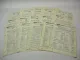 15x Bosch Service-Liste Fahr D KT Schlepper M MDL Mähdrescher 1952-1965