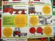 18x Original Prospekt JF Stegsted Landtechnik Häcksler Eggen 1970/80er Jahre