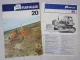 2 Prospekte Fiat Allis 20 Laderaupen mit technischen Angaben 1976/78