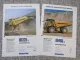 2 Prospekte Komatsu HD325-6 HD465-5 Muldenkipper um 1992