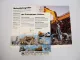 2 Prospekte Liebherr A316 - R974C Hydraulikbagger + Anbauwerkzeuge 2007 Label