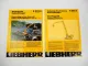 2 Prospekte Liebherr R974B Litronic Hydraulikbagger Einsatzbericht +Techn. Daten