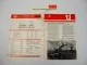 2 Prospekte O&K RH6 Hydro Bagger Lader Technische Daten + Kundeninformation 1968