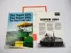 2 Prospekte Vögele Super 1500 1502 Straßenfertiger + Angebot 1980er Jahre