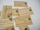 20x Streifbänder Zeitschriften mit Stempel und Briefmarke meist Sachsen ca. 1900