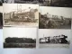 27x Foto Eisenbahn Lokomotiven mit technischen Daten auf Rückseite