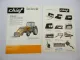 2x Original Prospekt Chief Frontlader Typ S900 & Zubehör am Leyland Traktor