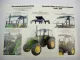2x Original Prospekt Fritzmeier Kabine für John Deere 840 bis 2140 ca. 1983