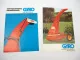 2x Original Prospekt Gyro SH BH Feldhäcksler Landtechnik 1970er Jahre Dänemark