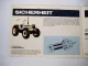 2x Original Prospekt Lamborghini 1056 1056DT Schlepper 1970/80er Jahre
