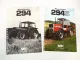 2x Original Prospekt Massey Ferguson MF 294 294S Schlepper 1981/83