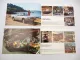 2x Original Prospekt Peugeot 504 Limousine Break Commerciale Cabrio Coupe 1973