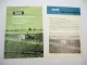2x Original Prospekt Platz Pflanzenschutz Spritzen z.B. an Eicher Schlepper 1970
