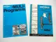 2x Original Prospekt Weber Hydraulik Hebezeug Muli Büffel 1970/80er Jahre