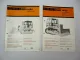 2x Prospekt Case 1450 Laderaupe Planierraupe Technische Daten 1978