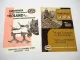 2x Prospekt Landsberger Pflugfabrik Roland Laurin für 10 - 28 PS Schlepper 1959