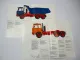 2x Prospekt MAN Nutzfahrzeuge 40.320 DFAK DFAS Frontlenker LKW 1970er Jahre