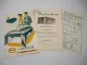 2x Prospekt Wilhelm Harzmann Göggingen Gewa Garagen für PKW LKW 1957