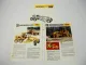 3 Prospekte Caterpillar Wabco Grader 1960/70er Jahre