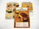 3 Prospekte JCB Raupenbagger Radlader Muldenkipper 1988/89