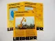 3 Prospekte Liebherr A R 912 EW Litronic Technische Info Ausrüstung 1990