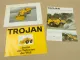 3 Prospekte TROJAN Schaufellader 114 124 300 - 8000 aus den 60er Jahren