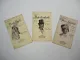 3x Molitor Liederkarte Lyra Verlag 1910 Leipzig Wien Rückseite mit AK Einteilung