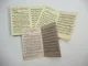 3x Molitor Liederkarte Lyra Verlag 1910 Leipzig Wien Rückseite mit AK Einteilung