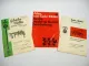 3x Original Prospekt Gebr. Müller Landtechnik Pflug Egge Grubber 1950/60er Jahre