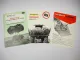 3x Original Prospekt Kvernelands Anbaugeräte für Schlepper z.B. Massey Ferguson