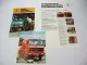 3x Prospekt Mercedes Benz Nutzfahrzeuge LKW 2224 Betonmischer 1970/80er Jahre