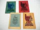 4x Danziger Hauskalender 1951 bis 1954 Danzig Gdańsk Polen Siegfried Rosenberg