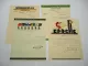 4x Original Firmenbrief Reklamestelle Werbelicht AG Frankfurt 1920er Jahre