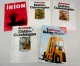 5 Prospekte Irion Elektro- Vierwege- Front- Quer- Gabelstapler 70er / 80er Jahre