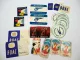 50x Original Papieraufkleber Label Airlines Flugzeug Iberia PAA BOAC Lufthansa
