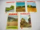 5x Original Prospekt Claas Landtechnik Mähdrescher Häcksler 1970/80er Jahre