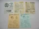 5x Original Prospekt Diesel Indenor Moteur Renault Peugeot 1950/60er Jahre