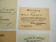 5x Quittung Mainz 1851 - 63 Freiherr von Jungenfeld Casino Zeitschrift Hospital