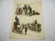 6 Blätter Kolorierte Kupferstiche A. Bäuerle Wien Büro der Theaterzeitung ca. 1850